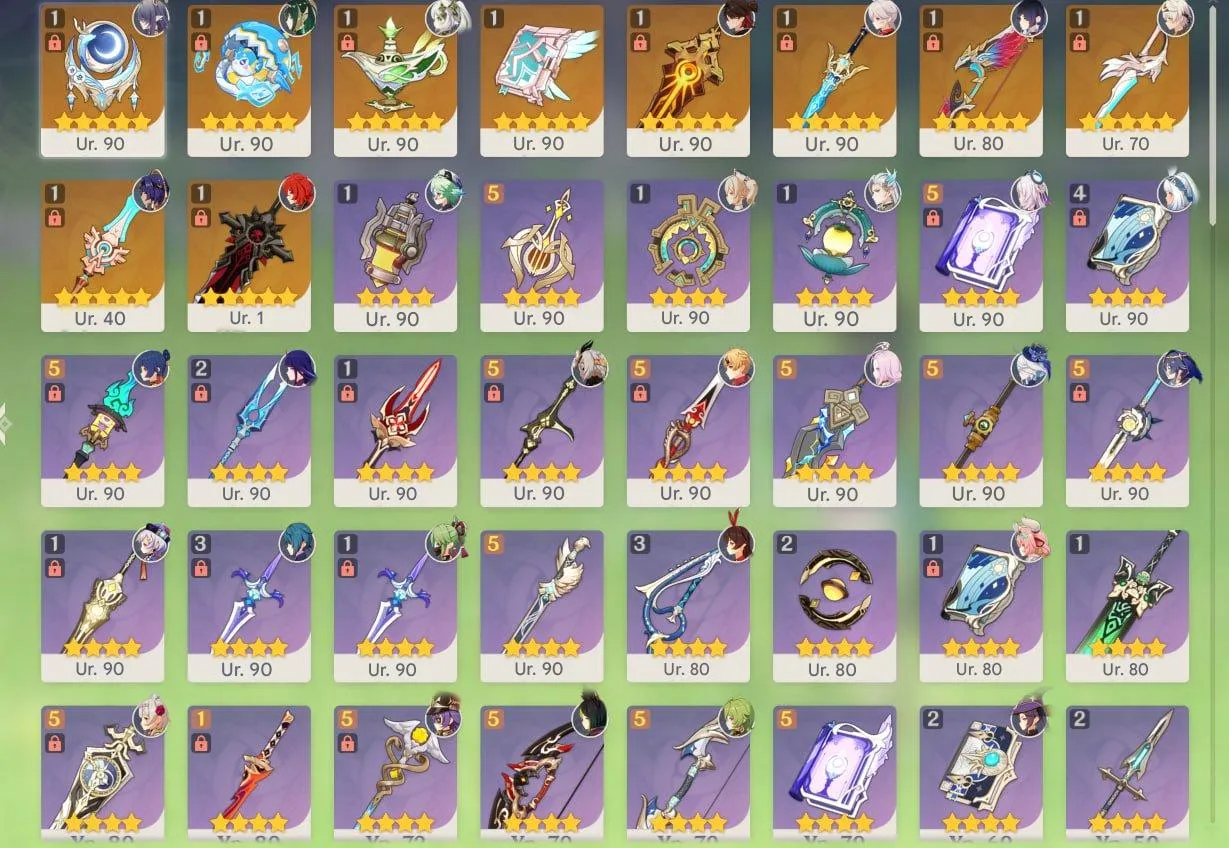 GI1059 High-End AR59 Europe Lumine Account with Furina, Raiden, Kazuha, Nahida, Neuvillette, Yae Miko, Lauma & More 